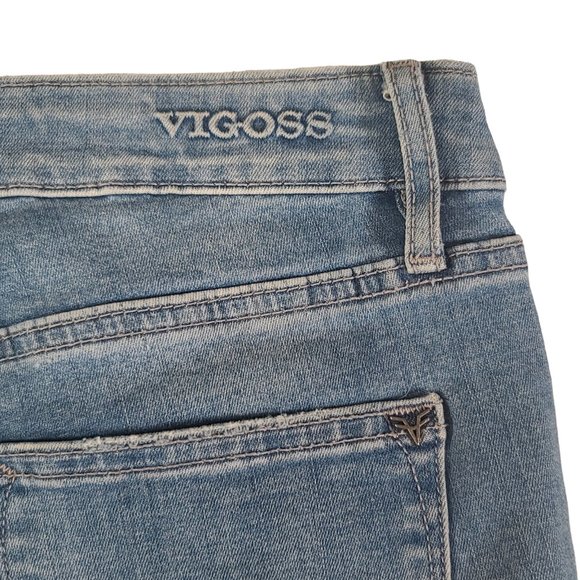 Vigoss Women's Jeans Size 28x28 Marley Super Skinny Distressed Blue Denim * - Picture 8 of 16
